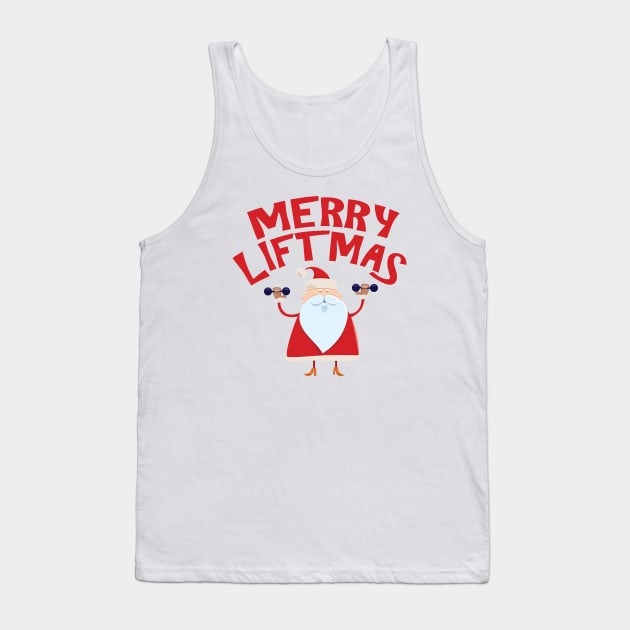 Merry Liftmas Tank Top by Live Together